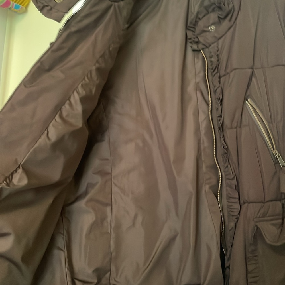 Brown ski jacket - Picture 6 of 7